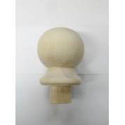 Pine Ball Cap For Stair Newel Post Softwood Wooden Timber Balustrade