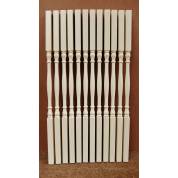Wooden Timber Pine Primed 32mm Edwardian Turned Stair Spindle 895mm 20 pack x20