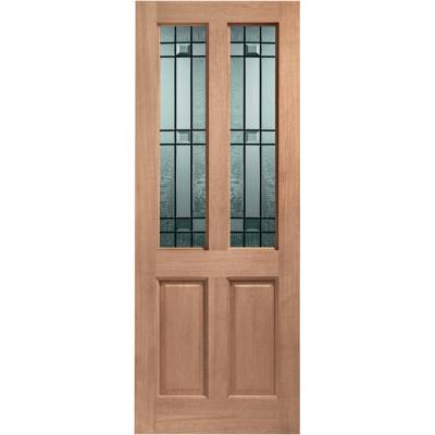 Hardwood Malton External Door Wooden Drydon Double Glazed   - Door Size, HxW: 
