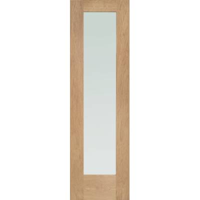 Oak Pattern 10 Side Light External Wooden Timber Glazed 80x23" 