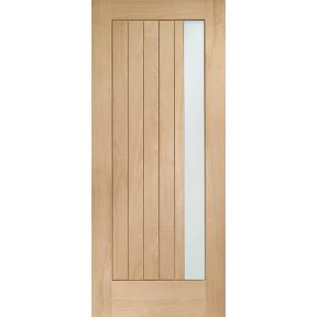 Oak Trieste Glazed External Door 