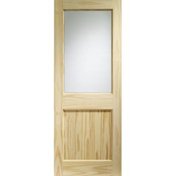 Softwood 2XG External Door Clear Glazed