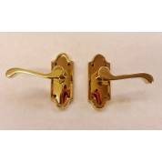 Special offer Chatsworth Scroll Brass PVD Internal Handle Lever Latch