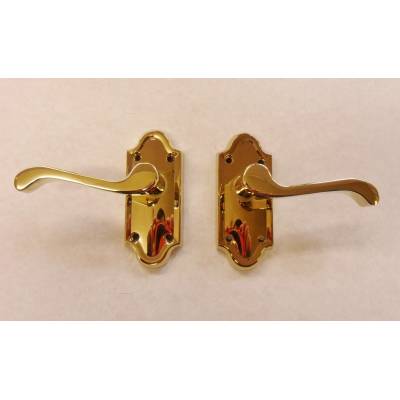 Special offer Chatsworth Scroll Brass PVD Internal Handle Le...