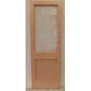 Hemlock 2XG External Door Wooden Timber Unglazed 78x30 or 78x33"