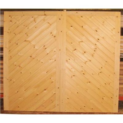 Driveway Gate Bespoke Wooden Timber Herringbone Softwood Gates 84"x120"