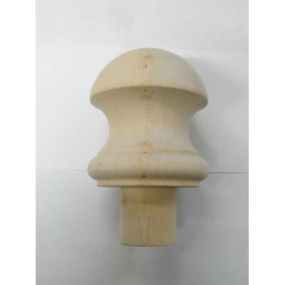 Pine Mushroom Cap For Stair Newel Post Softwood Wooden Timbe...