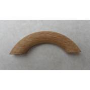 Oak Bow Pull Cupboard Cabinet Knob Handle Door Drawer Wooden Timber