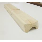 Pine Half Newel Base 89x42mm 615mm Wooden Timber Stair Balustrade Softwood Post