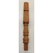 Sapele Spigoted Turned Colonial Post 89x89mm Newel Double Head Wooden Timber