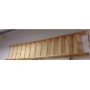 Straight Standard Staircase Stairs Timber MDF Wooden 2639mm Rise