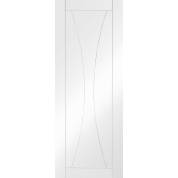 White Primed Verona Panel Internal Door Interior