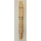 Hemlock Spigoted Turned Colonial Post 89x89mm x 745mm Double Head Wooden Timber