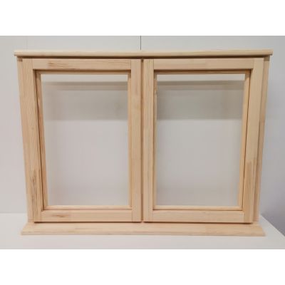 Ron Currie Timber Window Wooden Double Casement Softwood 1195x895mm - RCW209CC