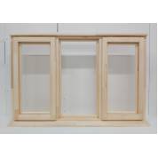 Ron Currie Timber Window Wooden Double Casement Softwood 1337x895mm - RCW3N09CC