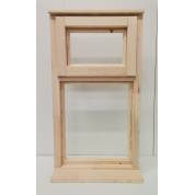 Ron Currie Timber Window Wooden Top Hung Casement Softwood 483x895mm - RCWN09V