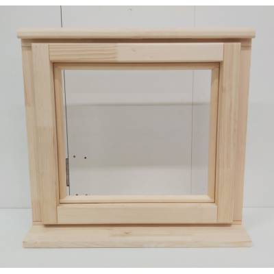 Ron Currie Timber Window Wooden Top Hung Casement Softwood 625x595mm - RCW106A