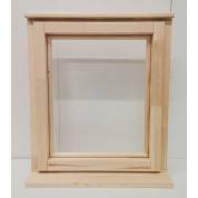 Ron Currie Timber Window Wooden Plain Casement Softwood 625x745mm - RCW107C