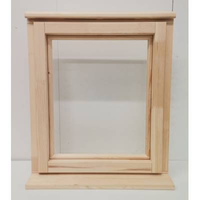 Ron Currie Timber Window Wooden Plain Casement Softwood 625x745mm - RCW107C - Handing (externally viewed): 
