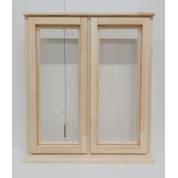 Ron Currie Timber Window Wooden Double Casement Softwood 910x1045mm - RCW2N10CC