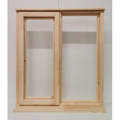 Ron Currie Timber Window Wooden Plain Casement Softwood 910x1045mm - RCW2N10C - Handing (externally viewed): 