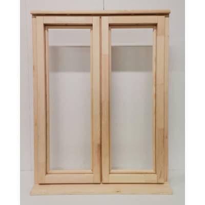 Ron Currie Timber Window Wooden Double Casement Softwood 910x1195mm - RCW2N12CC