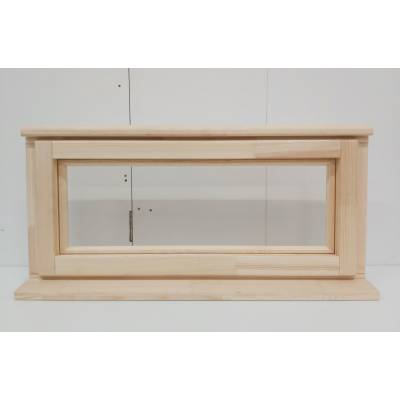 Ron Currie Timber Window Wooden Top Hung Casement Softwood 910x445mm - RCW2N04A