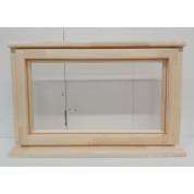Ron Currie Timber Window Wooden Top Hung Casement Softwood 910x595mm - RCW2N06A