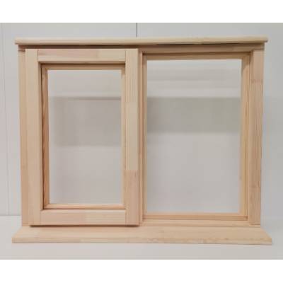 Ron Currie Timber Window Wooden Plain Casement Softwood 910x745mm - RCW2N07C - Handing (externally viewed): 