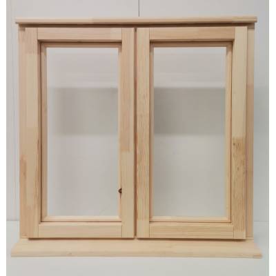 Ron Currie Timber Window Wooden Double Casement Softwood 910x895mm - RCW2N09CC