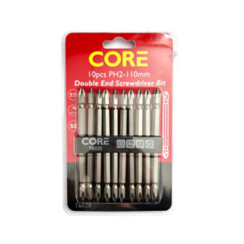 10pc Double Ended Screwdriver Bits 110mm