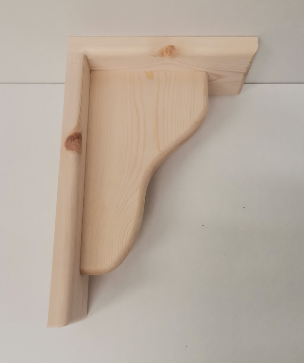 Gallows Bracket Wooden Timber Support Pine Porch Canopy Bay Window 3 Sizes
