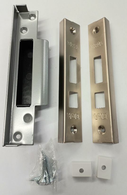 French Door Kit 5 Lever Lock Flush Bolt Hinges Rebate Kit External 