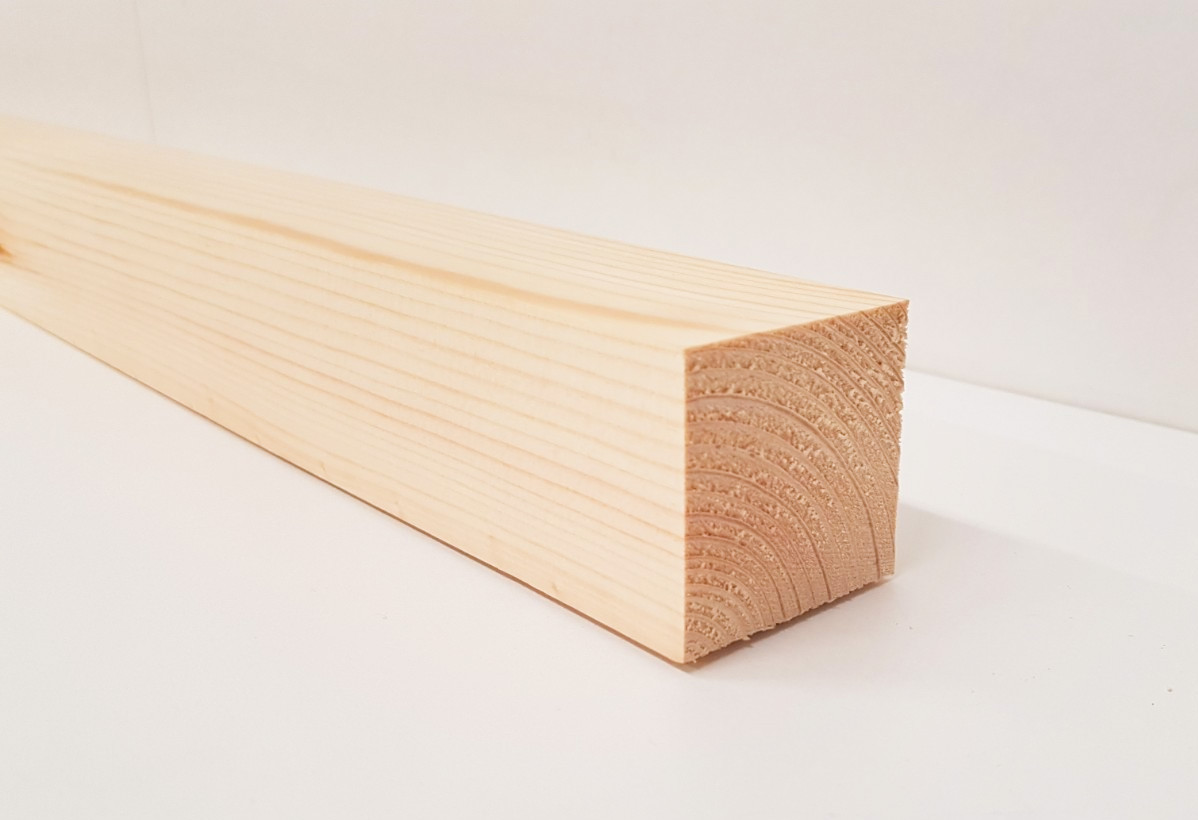 Planed Smooth Timber Wood Softwood Pine PSE PAR Various Lengths 44x44mm 2x2" 
